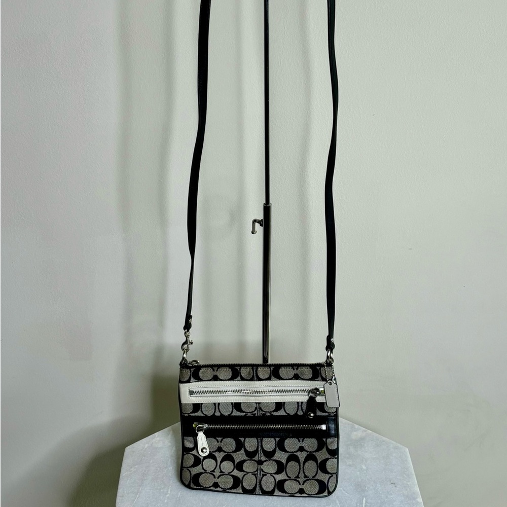 Coach Black and White Crossbody Bag - Picture 2 of 7